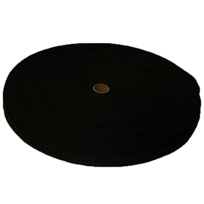 1528 halsterband 25 mm op rol van 50 meter Navy