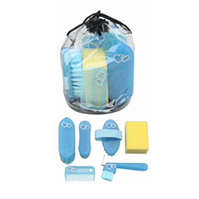 1632 HB Cristal glitterbags Neon Blue