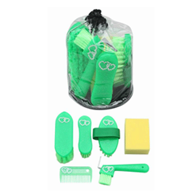 1632 HB Cristal glitterbags Neon Green