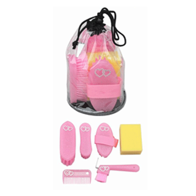 1632 HB Cristal glitterbags Neon Pink