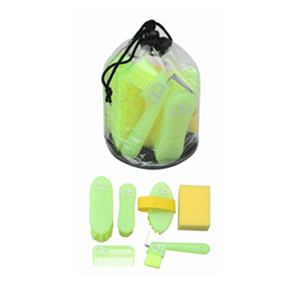 1632 HB Cristal glitterbags Neon Yellow