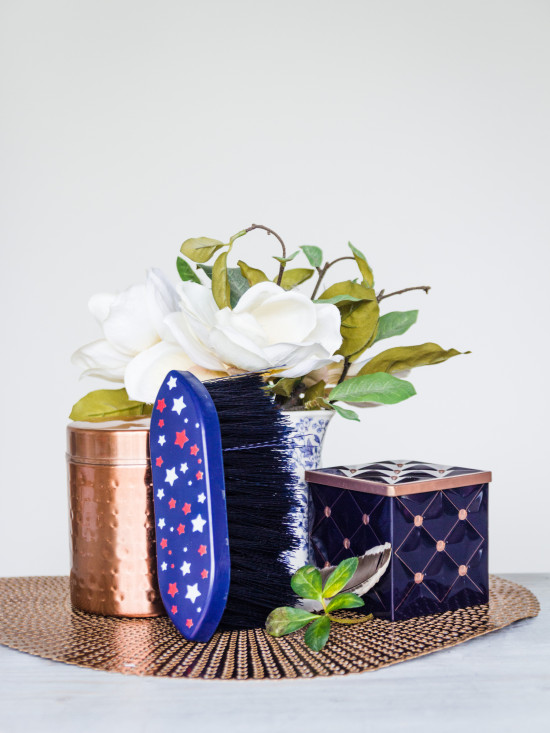 1643 HB Sterren print Dandy brush