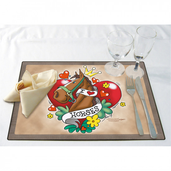 P-94 Dr Herz Horses Place mats