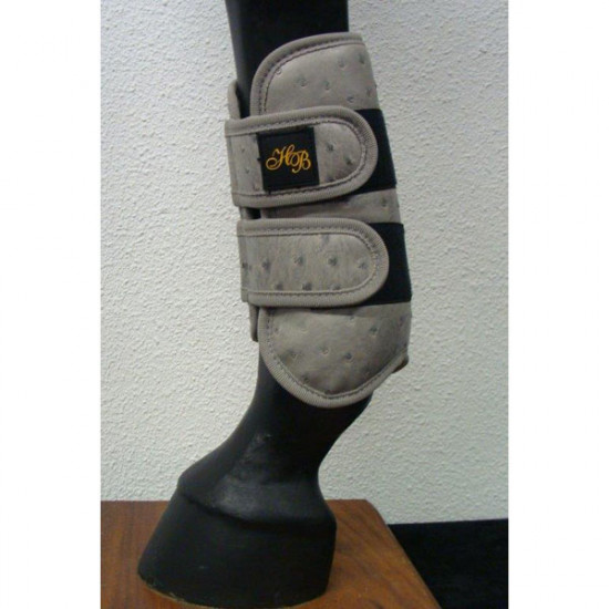 299 HB Comfort Struisvogel print L Silver