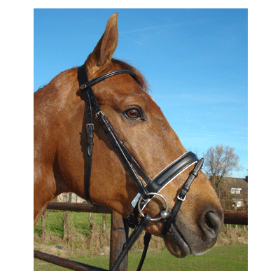 333 HB Hoofdstel Barcelona Zwart met wit onderlegd Full