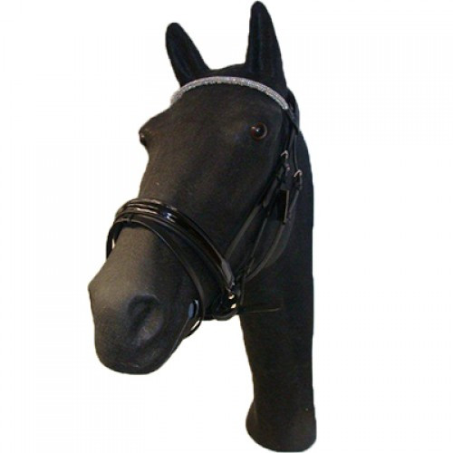 362  HB Hoofdstel Dubai shine zwart/zwart