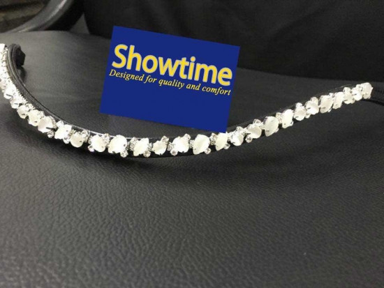 537 HB Showtime White Opaal Round Zwart Full