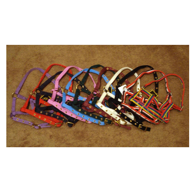 706 HB Nylon Veulenhalster Bruin