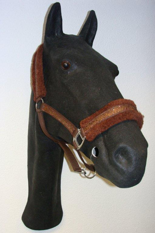 725 HB Glamour halster Bruin Shetland