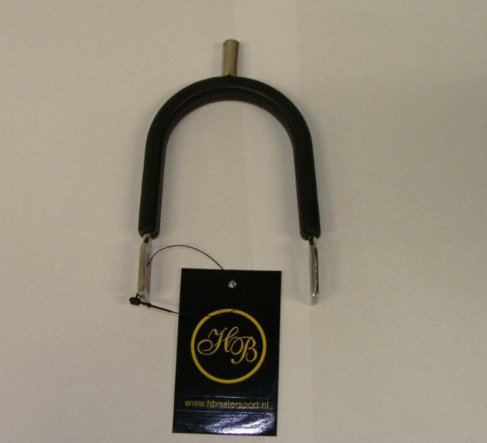 847 HB sporen rvs met rubber bekleed 3,5cm