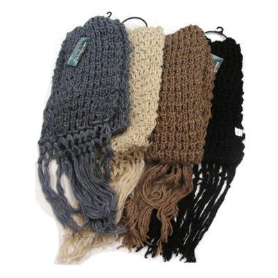 2108 Manouxx Wollen Sjaal Taupe