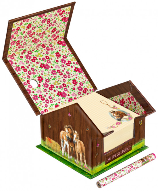 P-7 Memobox huisje Paardenvrienden 