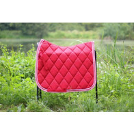 Zadeldek dressuur geblokt in 2 kleuren