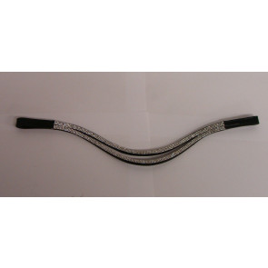 531 HB frontriem Smiley Zwart Cob
