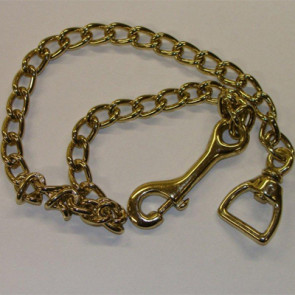 1517 Messing kleurige looplijn ketting
