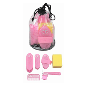 1632 HB Cristal glitterbags Neon Pink