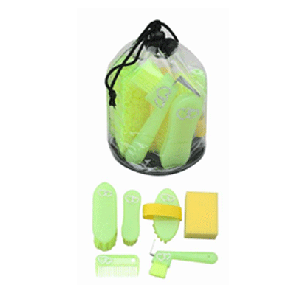 1632 HB Cristal glitterbags Neon Yellow