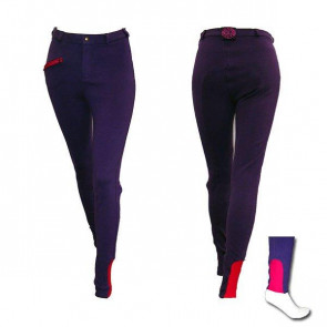 1747 Jenny and Hector purple met pink Maat 176