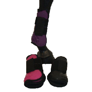 205 HB Luxe peesbeschermers Pony Fuchsia