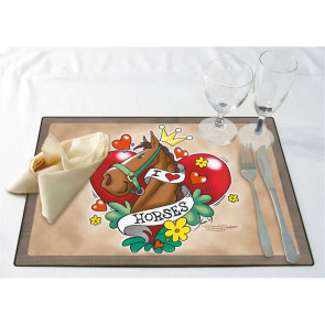 P-94 Dr Herz Horses Place mats