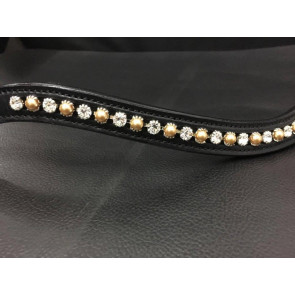 540 HB Showtime Frontriem white-brass-pearls Full