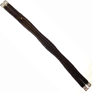 602 HB Soft Lederen Singel Zwart 110cm