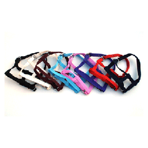 713 HB Nylon Miniveulen Halster Wit