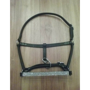 728 HB lederen veulen halsters steentjes