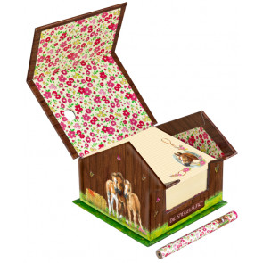 P-7 Memobox huisje Paardenvrienden 